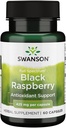 Swanson Black Raspberry - Supplemento di erbe Promozione del supporto benessere generale - Fonte naturale di Flavonoidi & Vitamina C - (60 capsule, 425mg ciascuno)