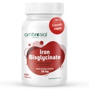 Ambrosial Iron Bisglycinate 28Mg Tablets Confezione da 1-120 compresse