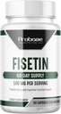 Probase Nutrition Fisetin Senolytic Supplement 100mg Alta Potenza 60-Day Alimentazione per la salute cellulare