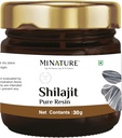 minatura pura Shilajit Resina | naturale Shilajit | 30 g (1.05 fl oz) | Contiene Spoon | Oltre 80 minerali, aminoacidi | Fonte naturale dell'acido Fulvic