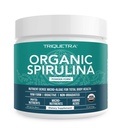 Polvere di Spirulina Organica – Realizzata con Parry® Spirulina, conosciuta per la purezza superiore e la densità nutriente – Vegan Farming – Non Irradiato – Blue-Green Algae Superfood Supplement – 75 Servings – 8 oz