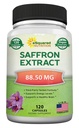 aSquared Nutrition Saffron Supplements - 120 Capsules - Pillole Supplemento agli steroidi Dianabol - Pure Saffron alternativa alla polvere, tè, threads & Gummies