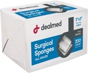 3" x 3" spugna chirurgica, 8-Ply, non-Woven Absorbent Gauze Sponges for Wound Care, kit di pronto soccorso e strutture mediche, 200 conteggio (pacchetto di 1)