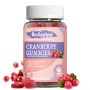 Gummie di mirtillo 1000mg, integratori di mirtillo per le donne, con D-Mannose 250mg, Gummie Probiotiche donne, Salute del tratto urinario, Aroma di mirtillo, NO OGM, 60 Conte