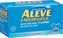Gel liquido di Aleve con sodio di Naproxen, 220mg (NSAID) Riduttore di dolore/Riduttore di febbre, 80 conteggio (Pacchetto di 2)