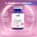 4-IN-1 URI POWER COMPLEX 1350mg - 60 giorni - D Mannosio, Mirtillo, Ibiscus e Dandelion Herb - Naturally Cleanse the Bladder and Urinary Tract – Approccio Specializzato per UTI Evitazione Confezione da 2