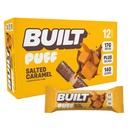 Bar costruito, Barre di proteine di Puff, Puff di Caramel salato, 17g snack proteici, Barre On-The-Go, Solo 140 calorie, 6g zucchero, collagene, senza glutine, 12 conte