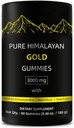 Pure Himalayan Gold Gummies | Rich in Ashwagandha, Gokshura Fulvic Acid 85 Micronutrienti per gli uomini, Donne | Non Aggiunto Zucchero | Non OGM | Natural Organic 60 Gummies Per Box