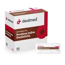 Povidone Iodio 10% Swabsticks - Confezioni sigillate individualmente Perfetto per la cura dei tessuti e kit di pronto soccorso portatili, 50/Box (Pack of 1)