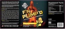 'Merica Labz F'N Pump'D Stimulant Free, Nitric Oxide, Completamente Dosed, Pompa PreWorkout Powder (20 Servings) (Upside Down Anaapple)
