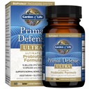 Probiotici del giardino della vita per la salute digestiva e l'equilibrio della salute del fegato, Formula Ultra Ultimate della difesa primaria, 15 miliardi di CFU e 13 Strains Plus HSOs, Vegetariano e Gluten Free, 60 capsule