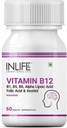 Vitamina B12 con B1, B5, B6, acido alfa lipoico ALA, acido folico, integratori di inositolo - 60