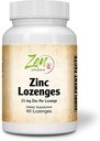Integratori Zen - Zinc Lozenges 15 Mg Supporto Immune Integratore Antiossidante & Great Tasting Zinc 60-Lozenge