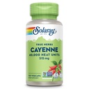 SOLARAY Cayenne Pepper Capsule con Capsaicina - Integratori di Capsaicina per un potente supporto benessere - 40.000 unità di calore per VegCap - Vegan, Non OGM, Gluten-Free, Garanzia di 60 giorni, 100 Serve