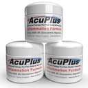 AcuPlus - Advanced Pain Relief Topical Anti Inflammatory Cream to Soothe Muscle & Joint Pain - Artrite, Bursitis, & Tendonitis - Formula ad azione rapida con ingredienti naturali - 4 once ciascuno, Confezione da 3