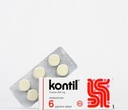 Kontil 6 compresse 250 mg PYRANTEL PAMOATE Elimina rapidamente ed facilmente l'infezione di Pinworm | per adulti e bambini |