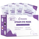 Maschera per occhi di vapore 32 pacchetti, maschera per occhi riscaldati per dormire, compressori caldi per gli occhi, maschera di vapore auto-riscaldamento mascherina confortevole per il sonno per casa, ufficio, spa, essenziali di viaggio (lavanda)