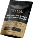 LUAL Glucosamina Sulfate Potassium Chloride Tablets Integratore alimentare per l'infiammazione, Glucosamina para las Articulaciones, Glucosamine Sulfate 1000 mg 200 Conte