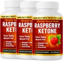Estratto di chetone del lampone, Formula All-Natural, Può Supporto Stile di vita sano attivo, Supplemento 1000 mg, 180 capsule, 6 mesi di fornitura, Vegan, Non OGM