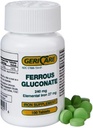 GeriCare Ferrous Gluconate 240mg 100 compresse ciascuno (pacchetto di 6)