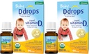 Ddrops 1072834 400 IU liquido vitamina D3 gocce per bambini, 0.08 Fl. Oz (pacchetto di 4)