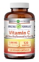 Incredibile formula vitamina C (acido ascorbico) 1000 Mg con Rose HIPS & Citrus Bioflavonoids | Integratore di capsule vegetali | Non OGM | Gluten Free | Made in USA (120 Count)
