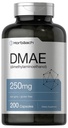 Horbaach DMAE Supplemento | 250mg | 200 capsule | Non OGM, Gluten Free | DMAE Bitartrate