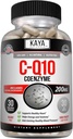 Kaya Naturals - CoQ10 Alimentatore Antiossidante Supplemento - Aids in salute del cuore e funzione immunitaria - Ripristini Daily Cellular and Energy Production - 30 Veggie Capsule Co-Q10