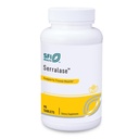 Klaire Labs SFI Health Serralase - Miscela di enzima proteolitico vegetariano con Serratia Peptidase & Bromelain per la digestione, Fonte di Papaya & Ananas, soluzioni anallergiche (90 compresse rivestite enteriche)