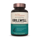 Live Conscious KrillWell, Joint and Cognitive Support | Certified Sustainable Krill Oil 2X Più efficace di Fish Oil - 30 giorni di fornitura