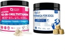 NATURA TARGET Cane Vitamine Polvere - Omega 3 Fish Oil per cani