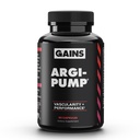 Gains in Bulk L Arginina Aminoacidi Supplemento per Nitric Oxide Support, Integratori per gli uomini con L-Arginina, Citrullina L e L Ornitina, Pompa del muscolo, Energia e il supporto di salute del cuore, 90 capsule