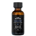 Olio Cuscinetto Vivo, 1 fl oz - Premium All-Natural Jojoba - Made in USA - Cura dei capelli e della pelle per gli uomini con Dry, Patch Flaky | Centro Esecutivo - Cedro, Vanilla