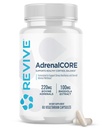 Revive MD Adrenal Support Supplementi per la Fatigue - Natural Cortisol Manager & Supplemento con Rhodiola Rosea & Ashwagandha Promuove i livelli energetici & Mental Performance - Men & Women - 30 Serve