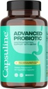 Capsuline Advanced Probiotic DE111 Strain Bacillus Subtilis Spore Based, 11,5 miliardi di CFU| Salute digestiva, Gut & Supporto immunitario