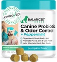 Enzimi di salute digestivi del cane di razza bilanciato Made in USA Vet-Pharmacist approvato Fortiflora Probiotics Dogs Anti Yeast Supplements Constipation Relief Dog Yeast Itchy pelle Ears non-GMO