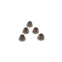 Apparecchi acustici Domes Smoky Gray Suggerimenti Ear Pieces Comodi per Amplificatore acustico Open Fit BTE Kit PSAP Invisible, ad eccezione di RIC 5mm (S * 5)