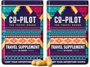 Supplemento 2 Confezione: Jet Lag Prevention + Ashwagandha, Rhodiola, D3+ per il supporto immunitario, energia, salute digestiva | Airplane Travel Essentials Multivitamin | Vegan | 120 Count