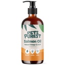 Animali domestici Purest Salmon olio per cani, gatti, cavalli, fertilizzanti &amp; animali - 32 Fl Oz 100% Pure Premium Food Grade - Natural Omega 3, 6 & 9 Supplemento - Promuove Cappotto, Pelle, Giunto e Salute del Cervello