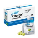 Chargel White Grape, Caffeina-Free Energy Gel Running, Biking, Allenamento, Escursionismo Essentials per Donne & Uomini, Regali per Runners - Carbs Vitamins, Gluten Free - Confezione da 6 Gel - 6.35oz Ogni
