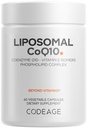 Codeage Liposomal CoQ10 Supplemento - 125 mg Coenzyme Q10 con vitamina E Isomers Tocopherols - 2-Month Fornitura - 1 Capsule Per Serving - Consegna Liposomal - Vegan, Non-OGM, Gluten-Free - 60 Capsule