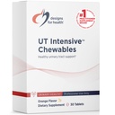 Disegni per la salute D-Mannose con masticabili di mirtillo - UT intensivo Chews per le donne + uomini, supplemento di supporto tratto urinario con estratto di mirtillo - Natural Orange Flavor - Vegan (30 compresse)