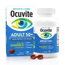 Ocuvite 50+ Integratore di Vitamina e Minerali Occhi, Multivitamina per Visione e Salute Oculare con Omega-3, Zinco, Vitamine C & E, Lutein & Zeaxanthin, Integratori di Zinco per Donne e Uomini, 90 Softgels