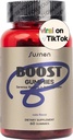 Boost Gummies,Serenoa Repens & Ashwagandha Extract,Saw Palmetto per gli uomini, Funzione corpo di integrità, Ridurre lo stress, Maschio Vitality Supplement,Cola Flavor(60 Gummies)