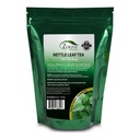 Zokiva Nutritionals - Nettle Leaf Tea Bags Mega Pack - 100 Premium Quality Convenient Organic Herbal Tea Bags - Caffeina-free e Vegan-friendly In un Resealable Stand Up Zip Lock Pouch