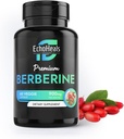 Integratore di Berberina - pianta naturale Basato con cannella di Ceylon, curcuma, Piperina, Vitamine B6, C, D - Vegan-Friendly - 60 Caps vegetali, 900mg.