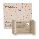 ProMix Nutrition Protein Puff Bars - Torta di compleanno - Marshmallow Crispy Treat - Grande degustazione e sano sul Go Snack - High Protein & Low Calorie - Libero da Gluten, Soy, & Corn - 12 Bar