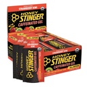 Miele Stinger Strawberry Kiwi Energy Gel, Caffeinated & Gluten Free con Miele Organico, per Esercizio, Corsa e Prestazioni, Nutrizione Sportiva per Casa & Palestra, Pre e Mid Workout, 24 Pack