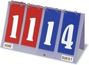 Tandem Sport 2 Digit Score Keeper - Punteggio Flipper per Pallavolo, Pallacanestro, Baseball & Calcio - Tabletop Easy Flip Scoreboard