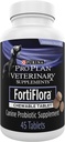 Purina Pro Piano Veterinaria Integratori FortiFlora Chewable Dog Probiotic Supplemento Tablet 45 ct. Canister